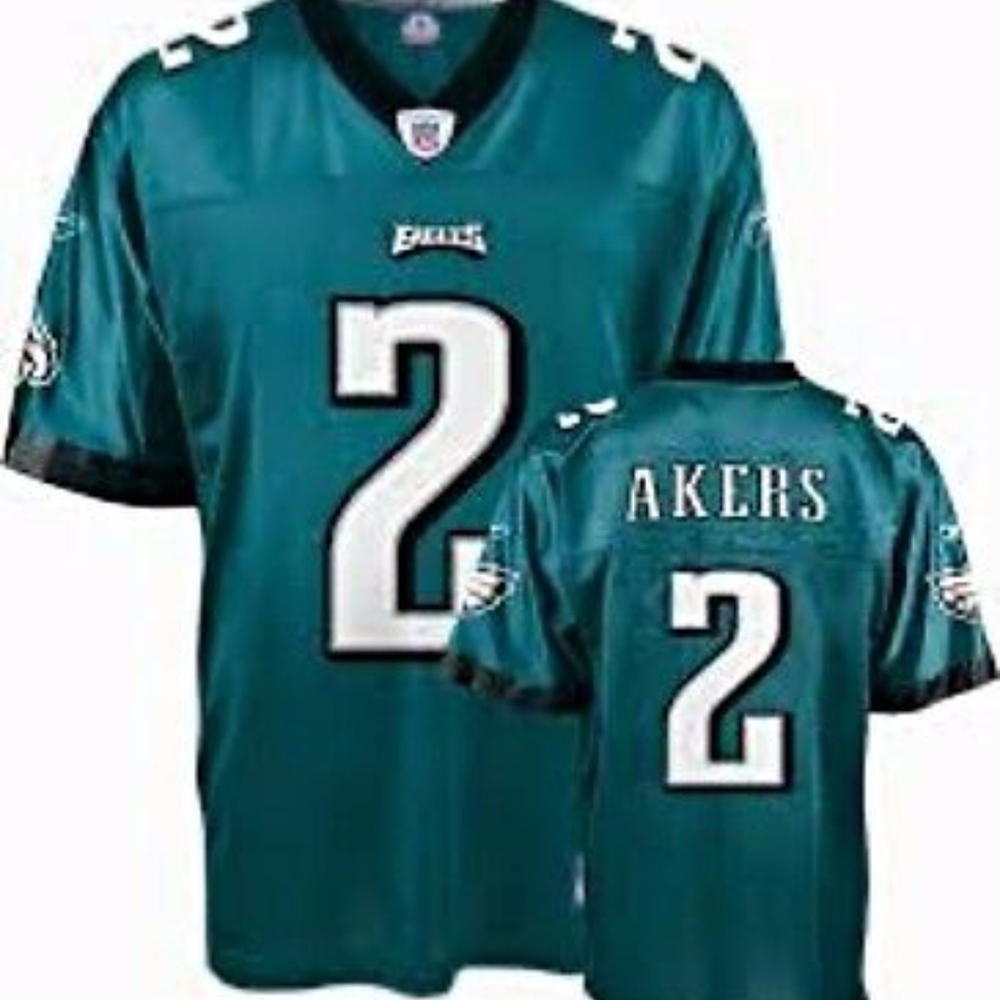 Vintage Hall of Fame 17 David Akers Eagles Jersey
